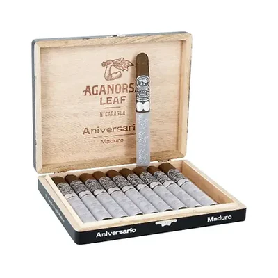 Aganorsa Leaf Aniversario Maduro Toro 6 1/4 x 52 (Box of 10)