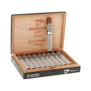 Aganorsa Leaf Aniversario Maduro Gran Toro 6 x 58 (Box of 10)