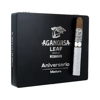 Aganorsa Leaf Aniversario Maduro Toro 6 1/4 x 52 (Box of 10) - Image 3