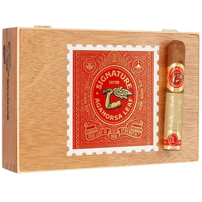 Aganorsa Leaf Signature Robusto 5 x 52 (Box of 20) - Image 3