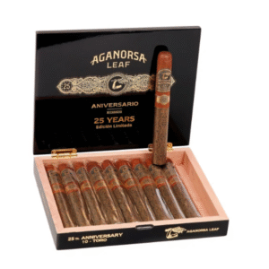 Aganorsa Leaf Aniversario 25 Edicion Limitada 6"1/4 * 52 (Box of 10)